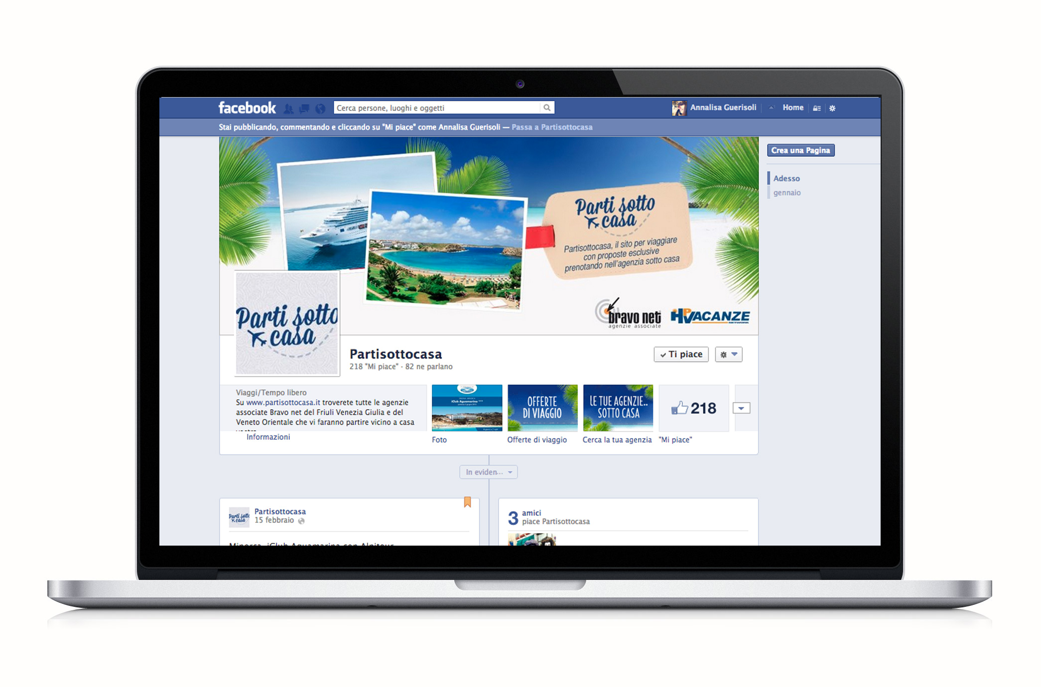 Creazione Pagina Facebook personalizzata Creazione Pagina Facebook personalizzata